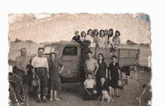 La famille à la Mer